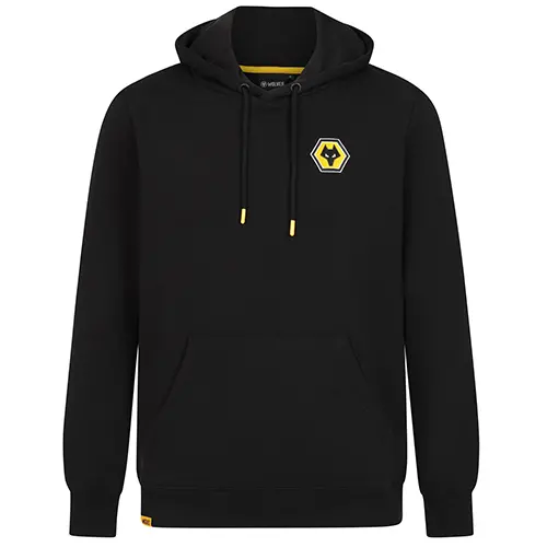 Wolverhampton Wanderers Kits Shop | Essentials Hoodie – Black Wolves Jerseys and Gear